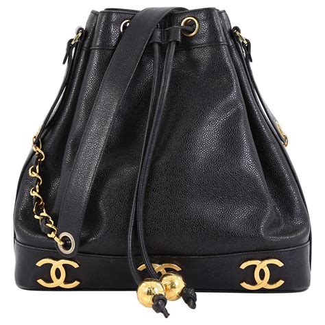 vintage chanel caviar bucket bag|Chanel Vintage Bucket Bag .